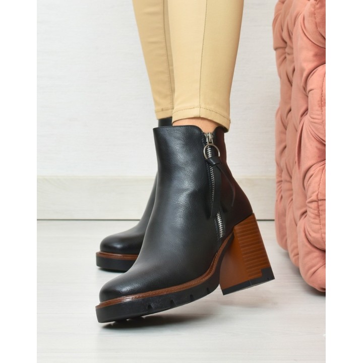Botki damskie Vinceza 58103 Czarne