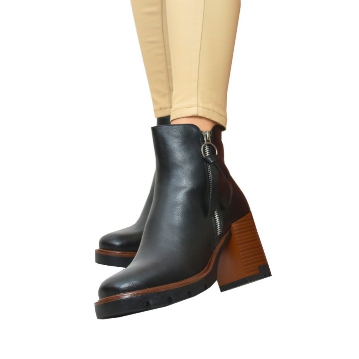 Botki damskie Vinceza 58103 Czarne