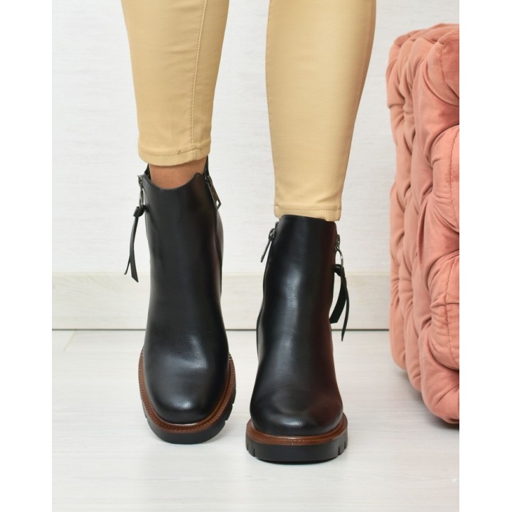 Botki damskie Vinceza 58103 Czarne