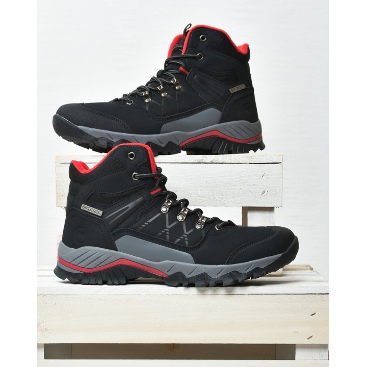 Buty Trekkingowe męskie  McKeylor 12652 Czarne