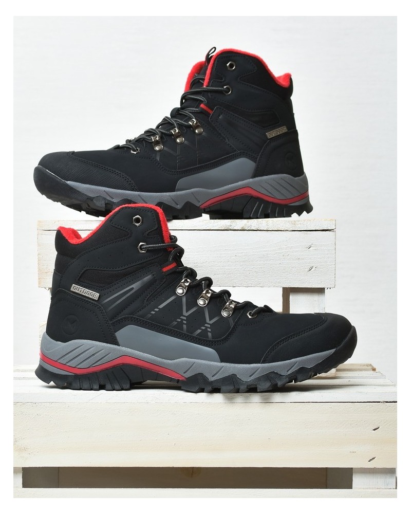 Buty Trekkingowe męskie  McKeylor 12652 Czarne