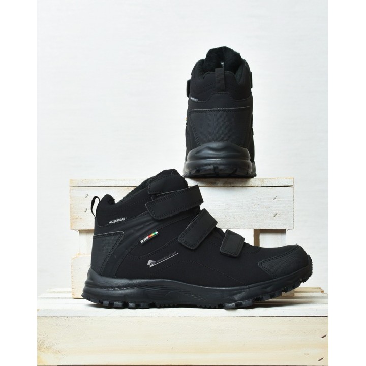 Buty trekkingowe ocieplane American Club HL22 Czarne