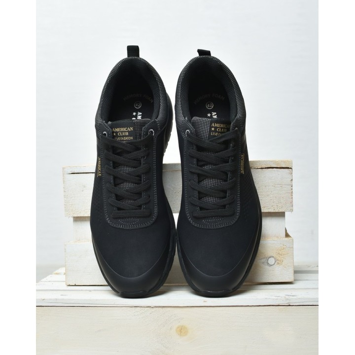 Buty sportowe męskie American Club RH125 Czarne