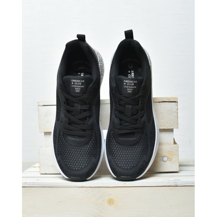 Buty sportowe męskie American Club RH133 Czarne