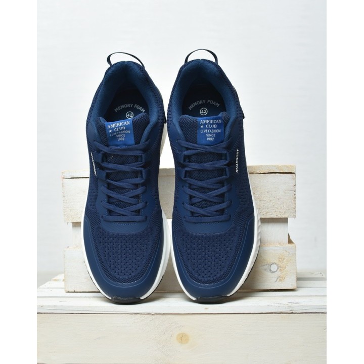 Buty sportowe męskie American Club RH134 Granat