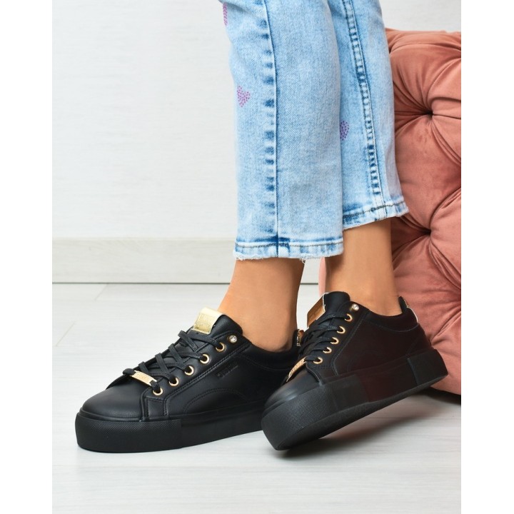 Sneakersy damskie Big Star NN274209 Czarne