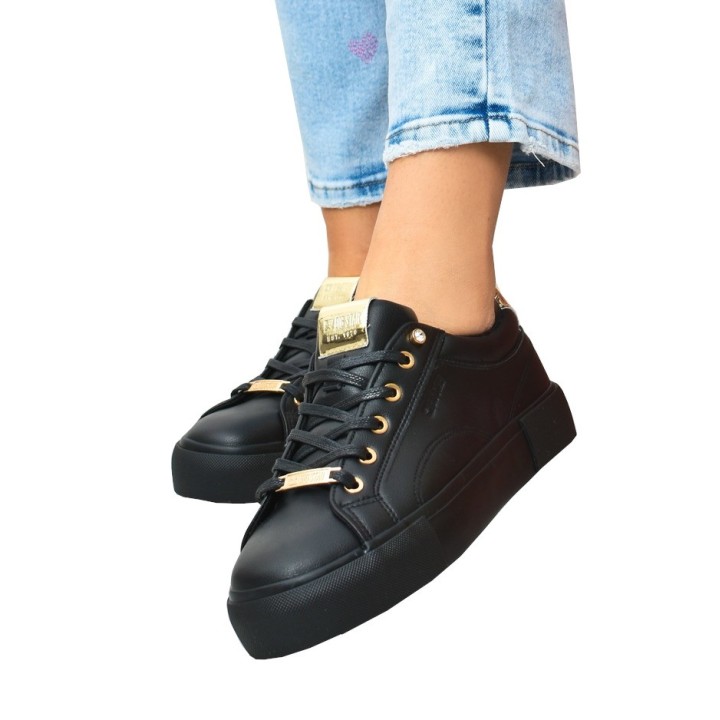 Sneakersy damskie Big Star NN274209 Czarne