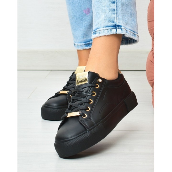 Sneakersy damskie Big Star NN274209 Czarne