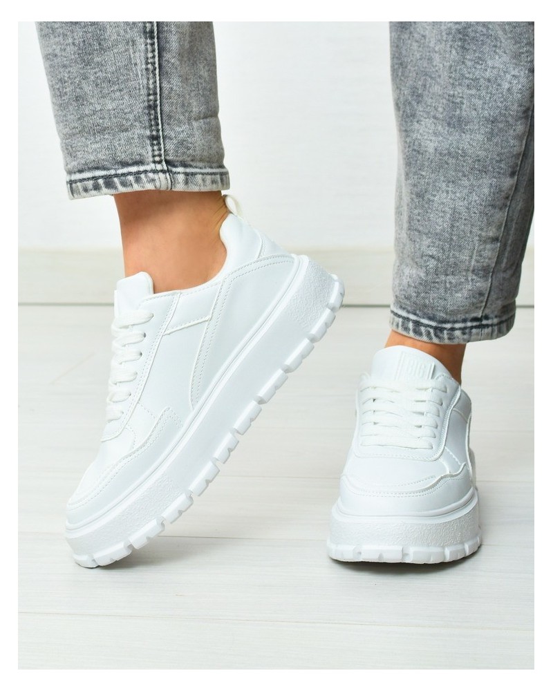Sneakersy damskie Big Star NN274373 Białe