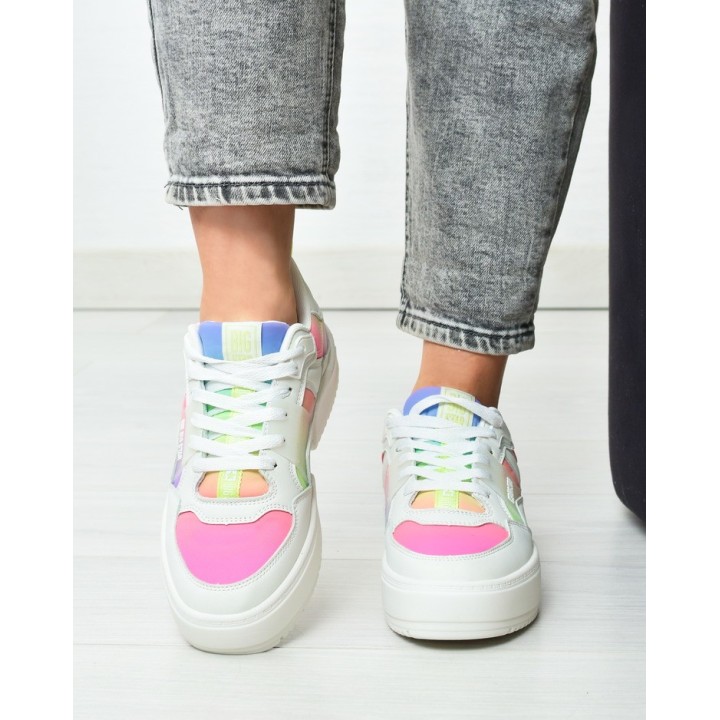 Sneakersy damskie Big Star NN274359 Białe