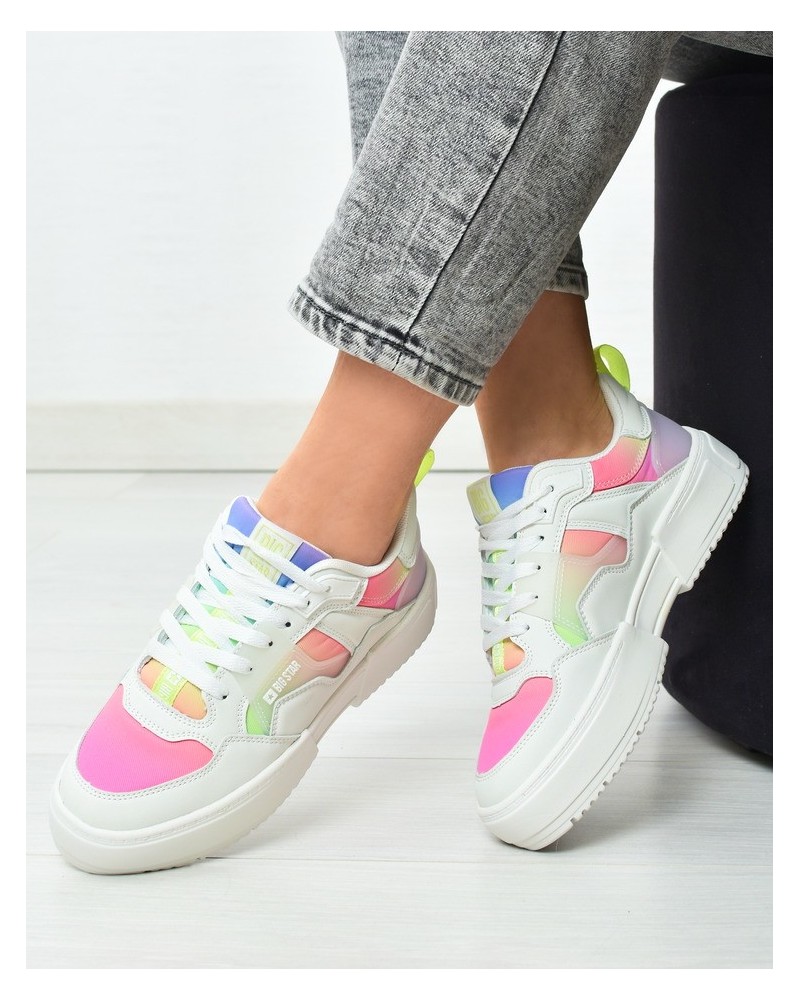 Sneakersy damskie Big Star NN274359 Białe