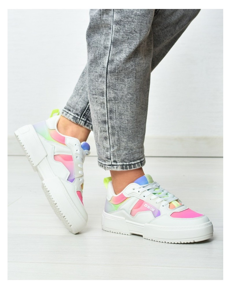 Sneakersy damskie Big Star NN274359 Białe