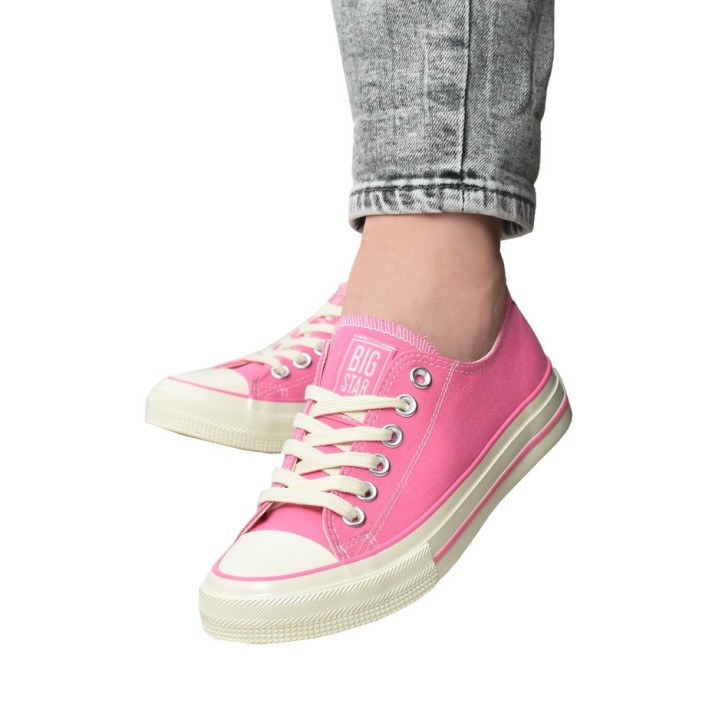 Trampki damskie Big Star NN274271 Różowe