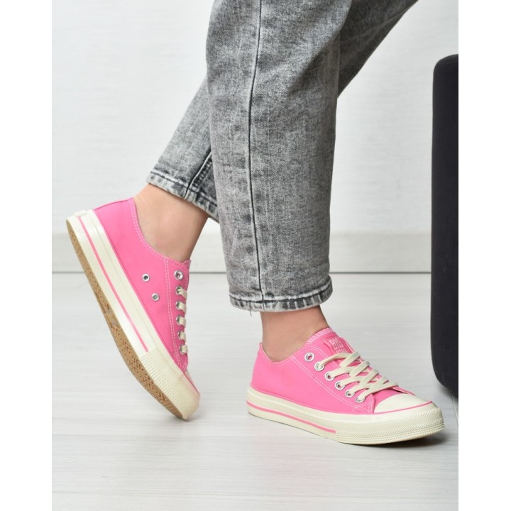 Trampki damskie Big Star NN274271 Różowe