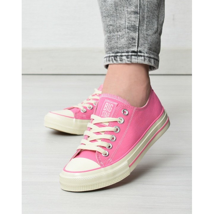 Trampki damskie Big Star NN274271 Różowe