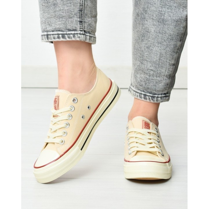 Trampki damskie Big Star NN274272 Beżowe