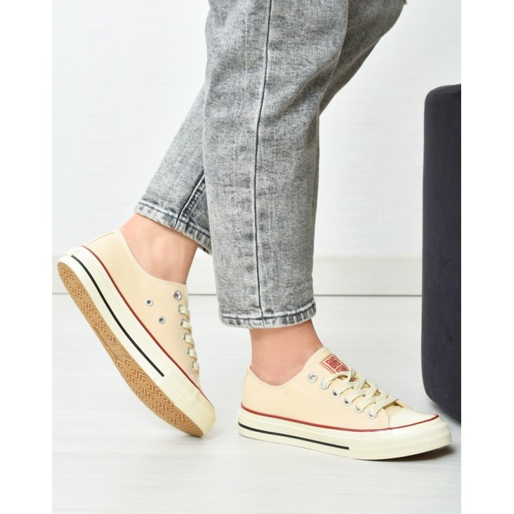 Trampki damskie Big Star NN274272 Beżowe