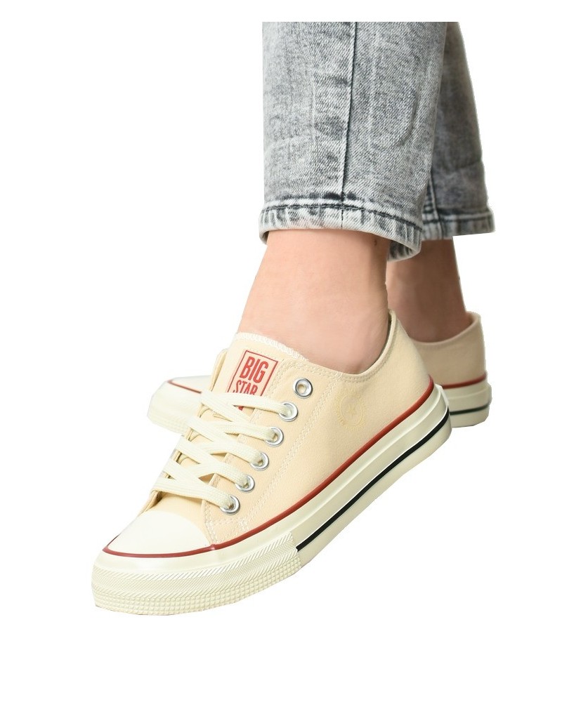 Trampki damskie Big Star NN274272 Beżowe