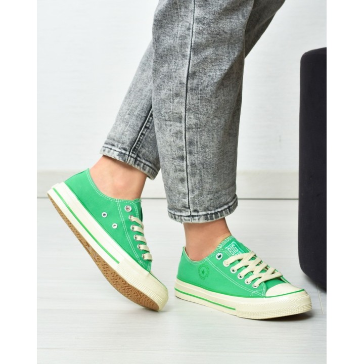 Trampki damskie Big Star NN274268 Zielone