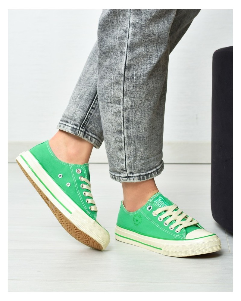 Trampki damskie Big Star NN274268 Zielone