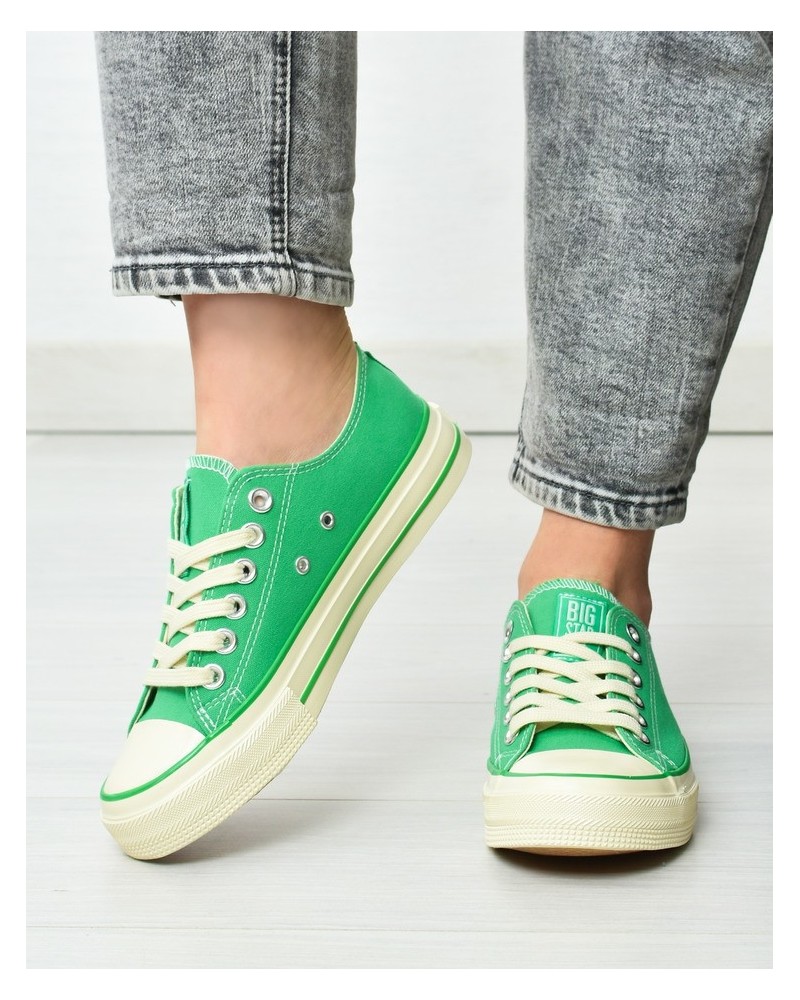 Trampki damskie Big Star NN274268 Zielone