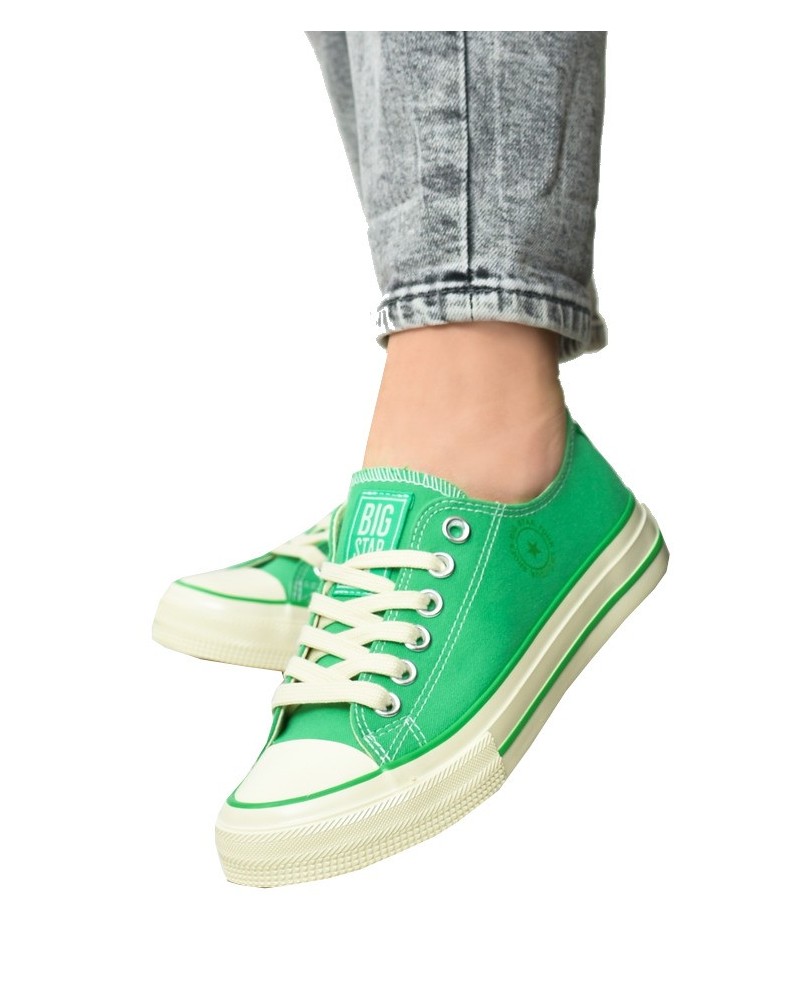 Trampki damskie Big Star NN274268 Zielone