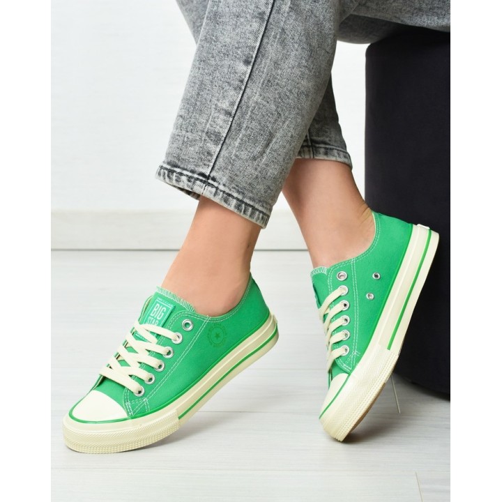 Trampki damskie Big Star NN274268 Zielone