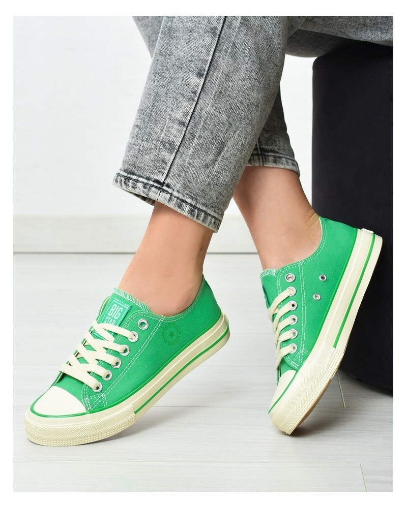 Trampki damskie Big Star NN274268 Zielone