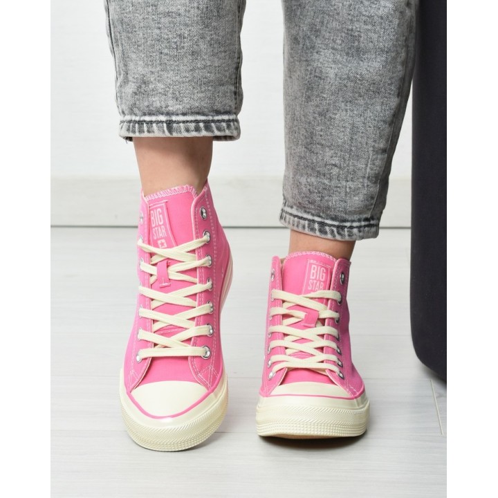 Trampki damskie Big Star NN274282 Różowe