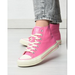 Trampki damskie Big Star NN274282 Różowe