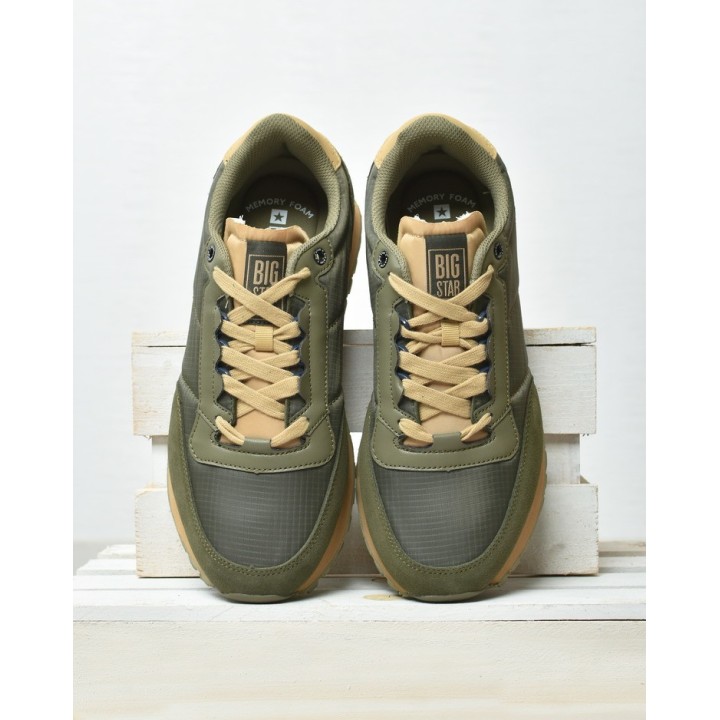 Buty sportowe męskie Big Star NN174325 Khaki