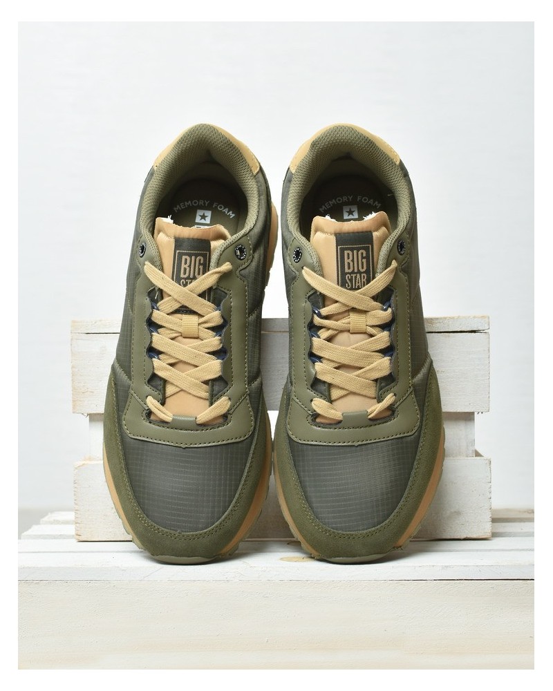 Buty sportowe męskie Big Star NN174325 Khaki