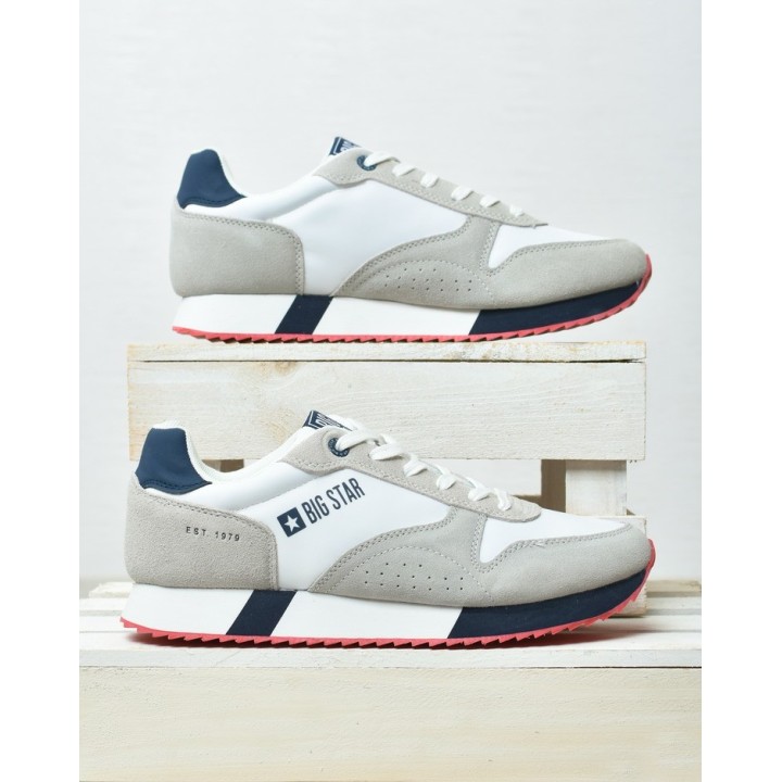 Buty sportowe męskie Big Star LL174160 Białe