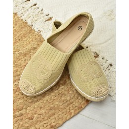 Espadryle damksie F92-11 J.Beż