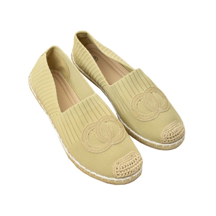 Espadryle damksie F92-11 J.Beż