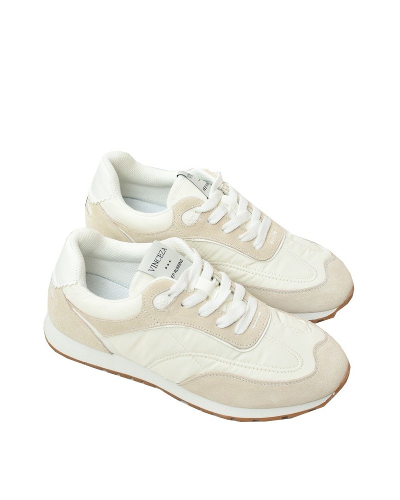 Buty sportowe skórzane Vinceza 72301 Białe