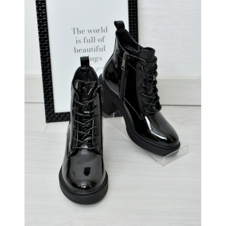 Botki damskie Vinceza 58321 Czarne