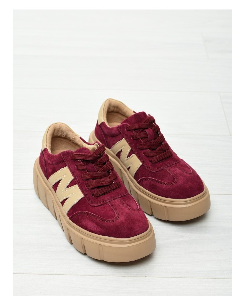 Obuwie damskie Vinceza 79561 bordo