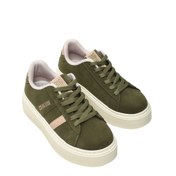 Sneakersy damskie Big Star SS274349 Khaki