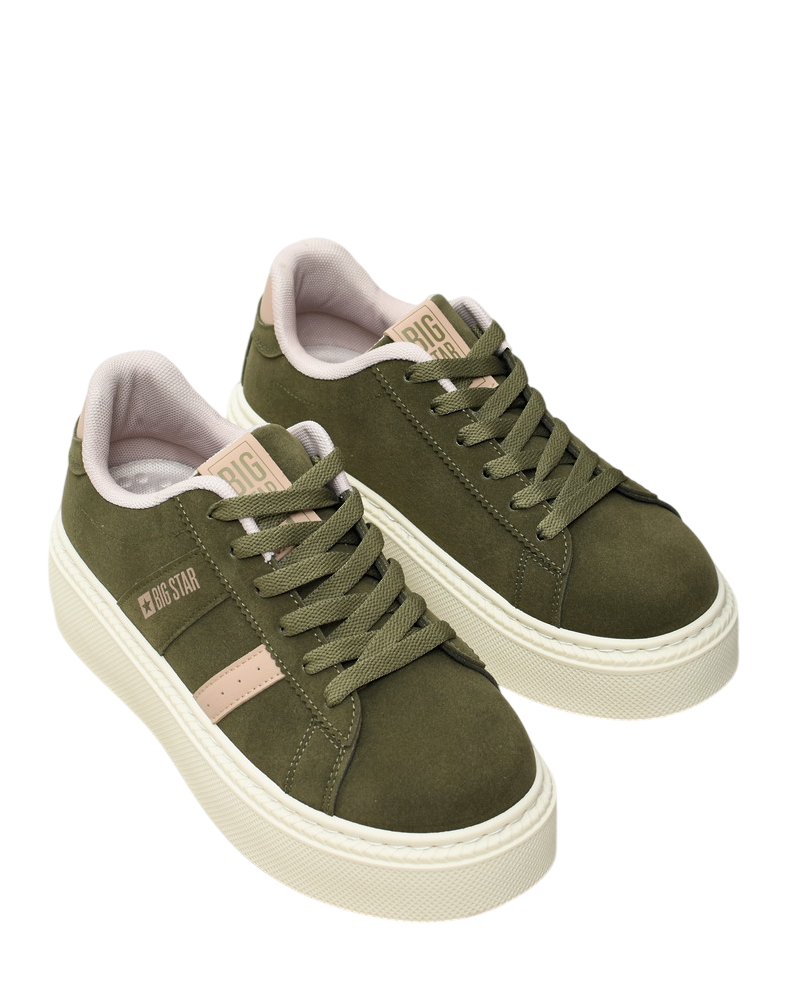 Sneakersy damskie Big Star SS274349 Khaki