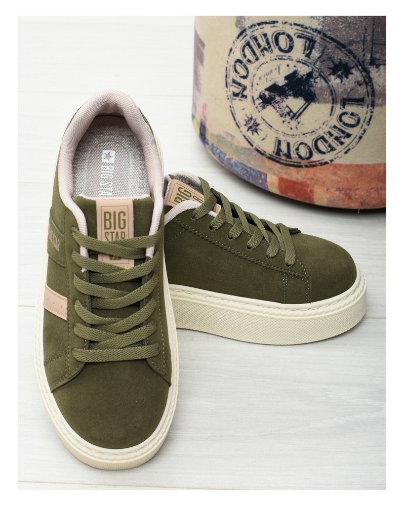 Sneakersy damskie Big Star SS274349 Khaki