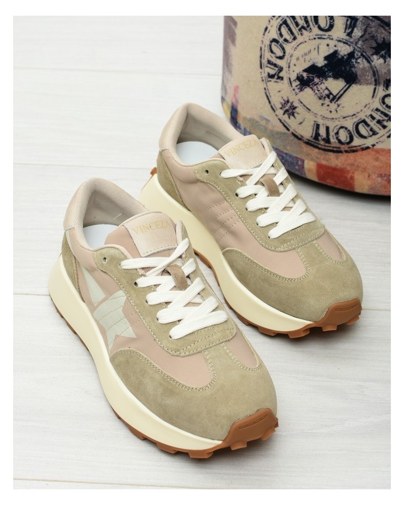 Sneakersy damskie Vinceza 66720 Beż