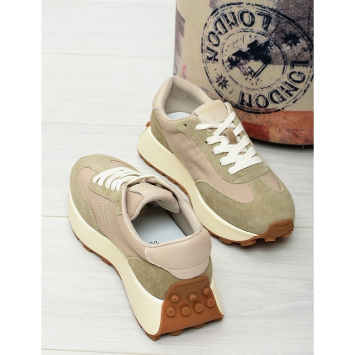 Sneakersy damskie Vinceza 66720 Beż