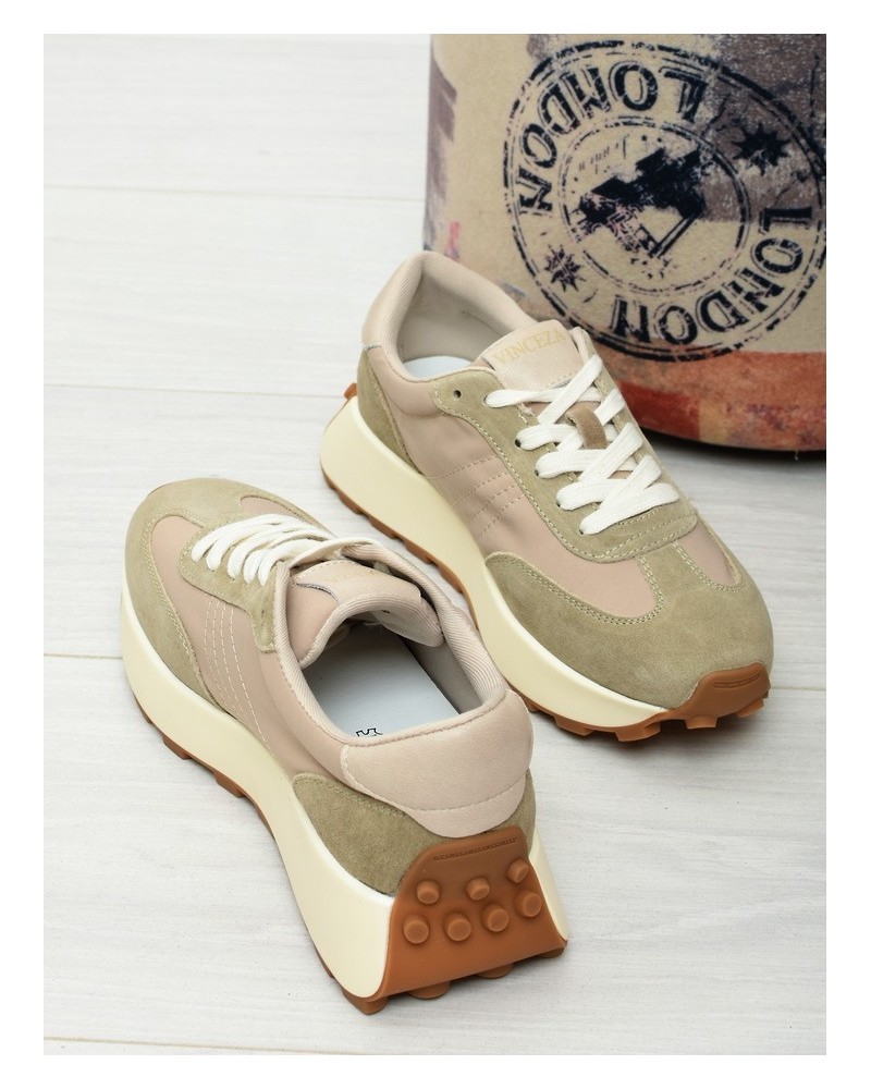 Sneakersy damskie Vinceza 66720 Beż