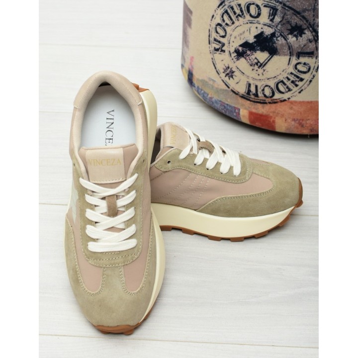 Sneakersy damskie Vinceza 66720 Beż