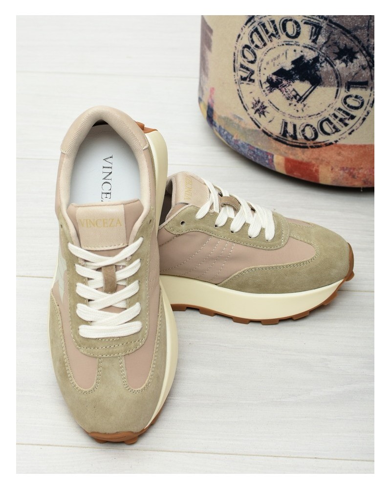 Sneakersy damskie Vinceza 66720 Beż