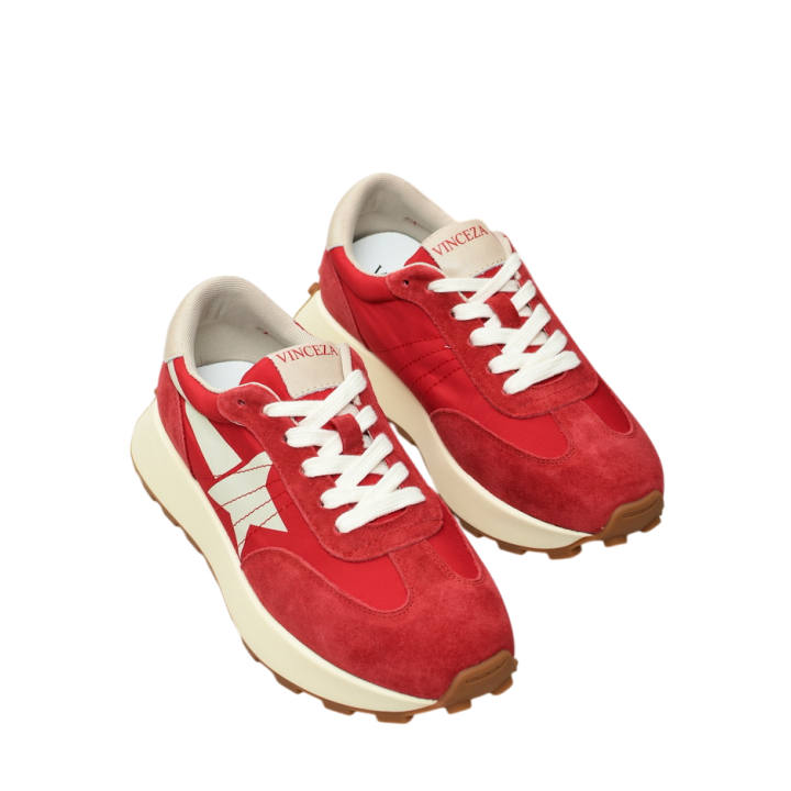 Sneakersy damskie Vinceza 66720 Czerwone