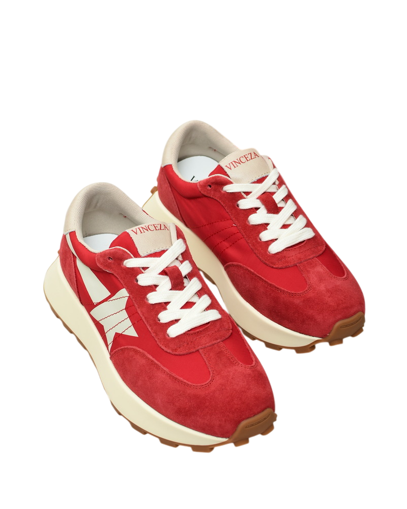 Sneakersy damskie Vinceza 66720 Czerwone