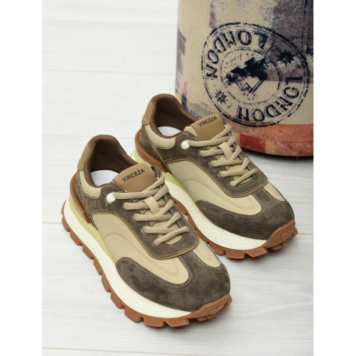 Sneakersy damskie Vinceza 41465 Beż
