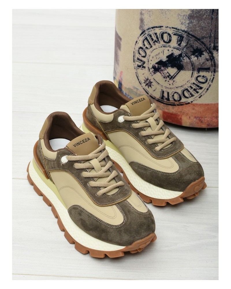 Sneakersy damskie Vinceza 41465 Beż